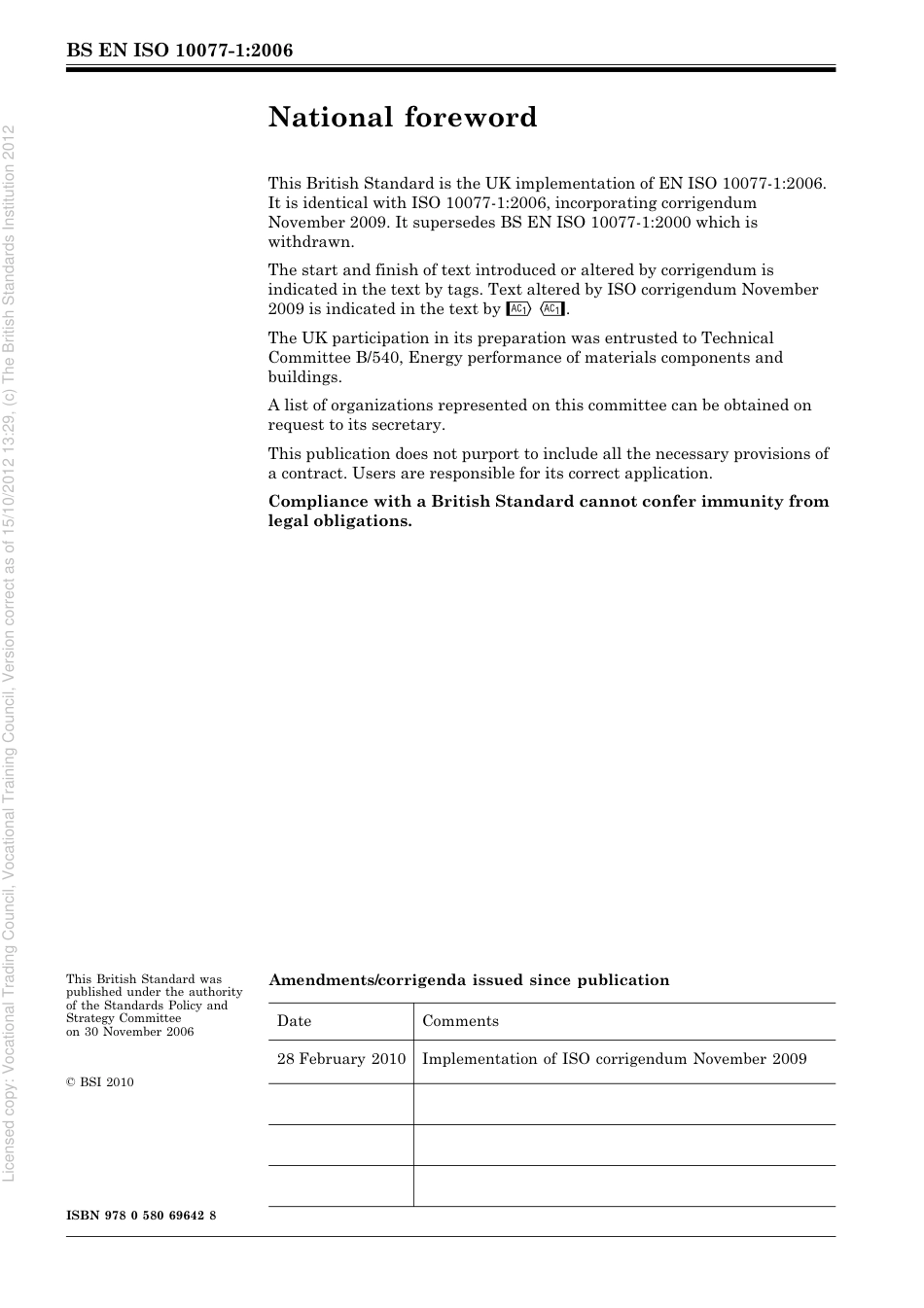 BS EN ISO 10077-1 2006.pdf_第2页