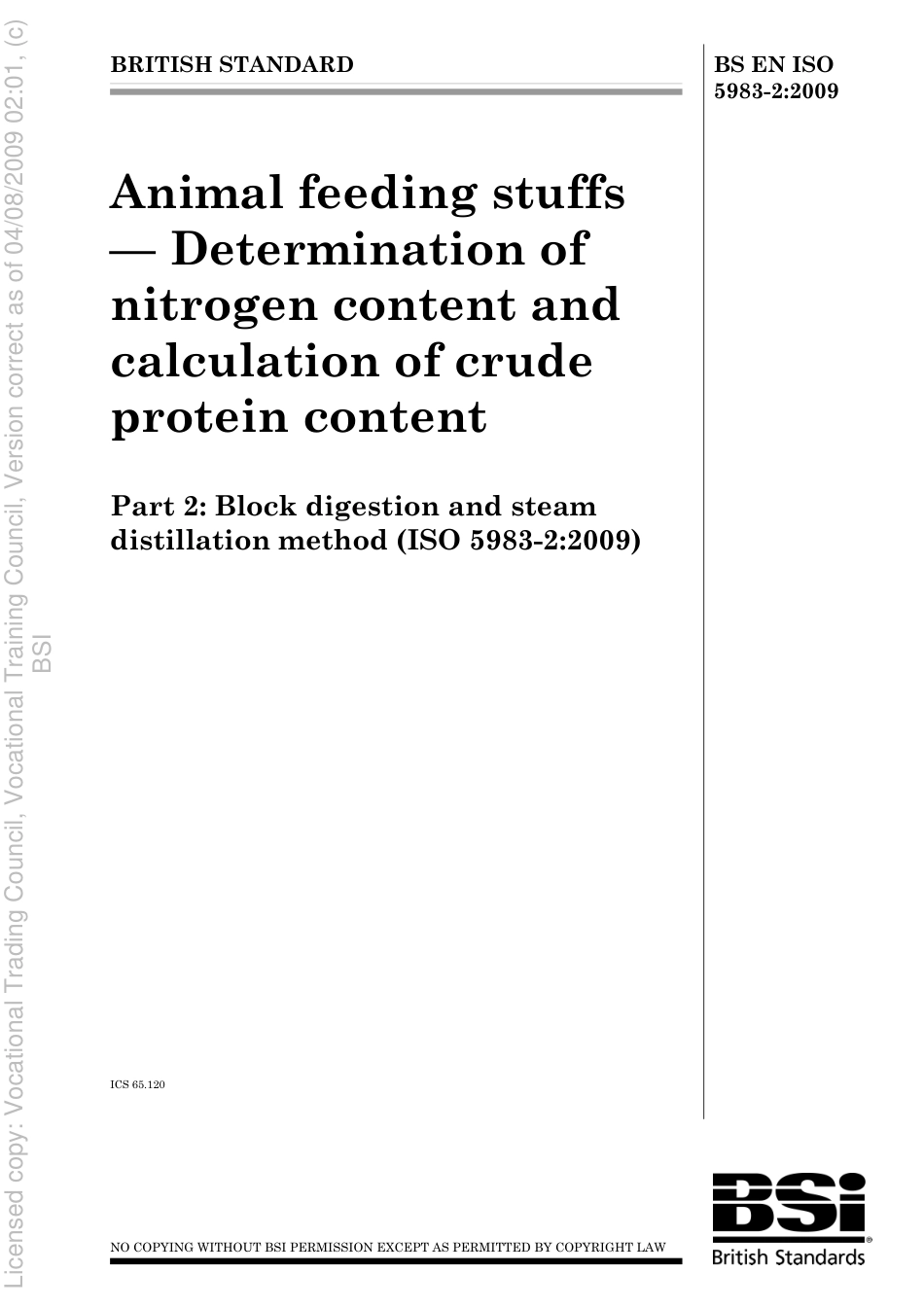 BS EN ISO 5983-2 2009.pdf_第1页