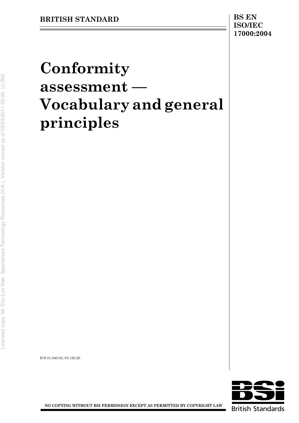 BS EN ISO IEC 17000 2004.pdf_第1页