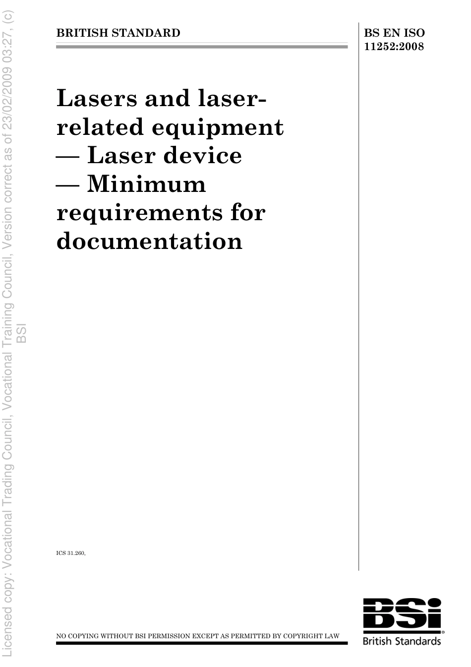 BS EN ISO 11252 2008.pdf_第1页