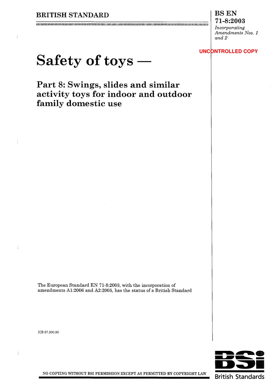 BS EN 71-8-2003+A1&2 (uncontrolled).pdf_第1页