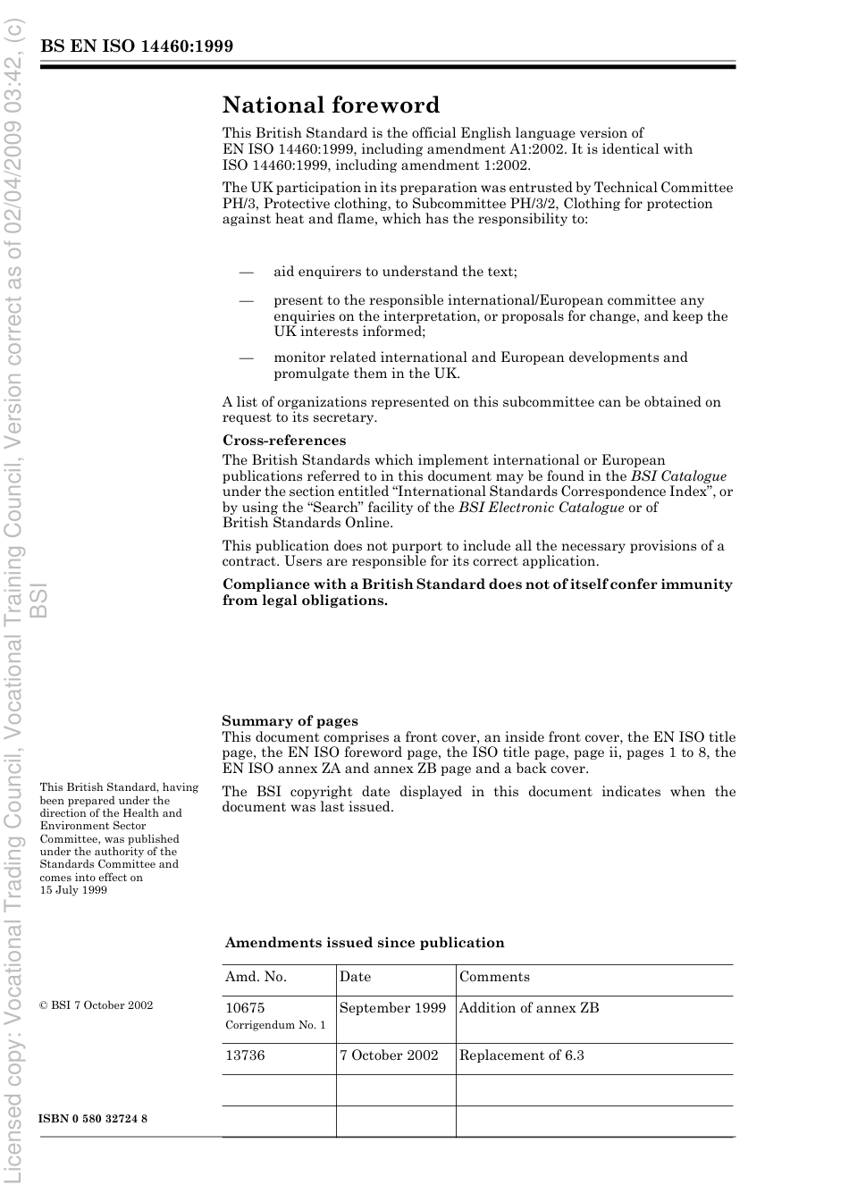 BS EN ISO 14460 1999.pdf_第2页