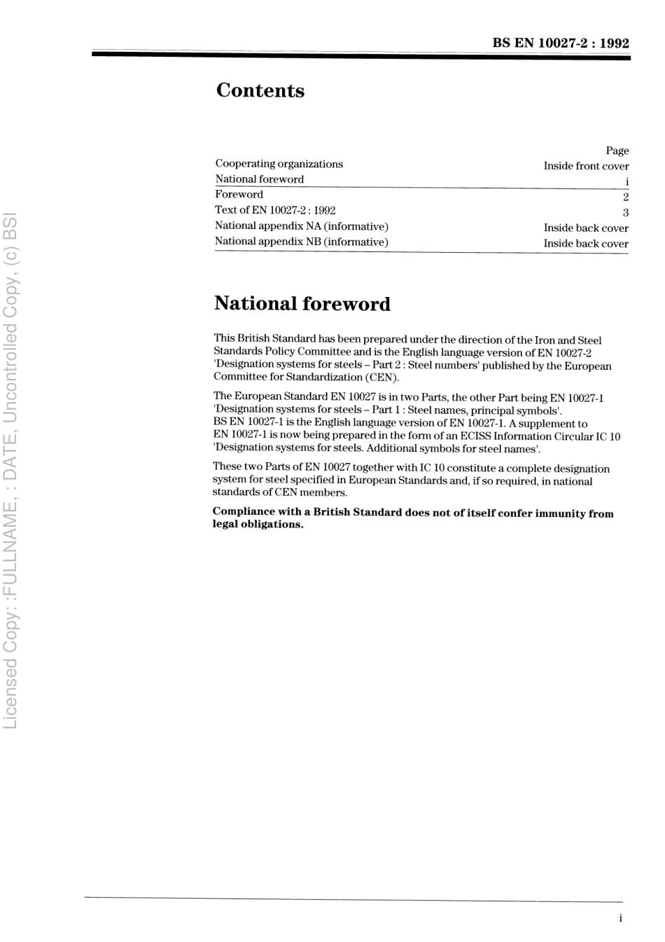 BS EN 10027-2 1992.pdf_第3页