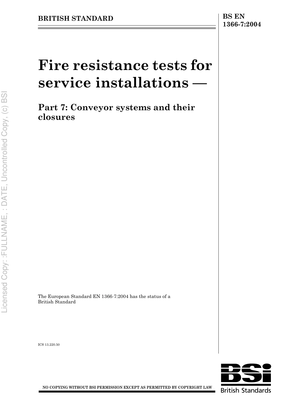 BS EN 1366-7 2004.pdf_第1页