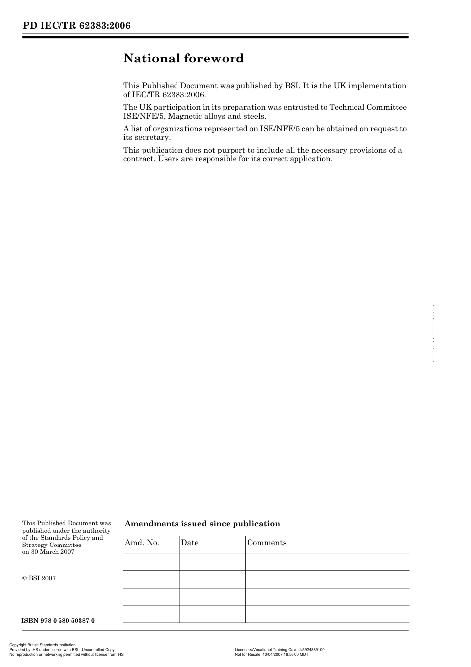 PD IEC TR 62383 2006.pdf_第2页