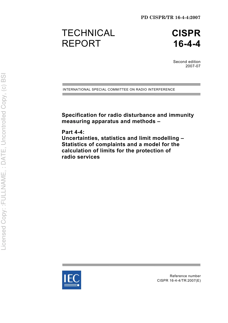 PD CISPR-TR 16-4-4 2007.pdf_第3页