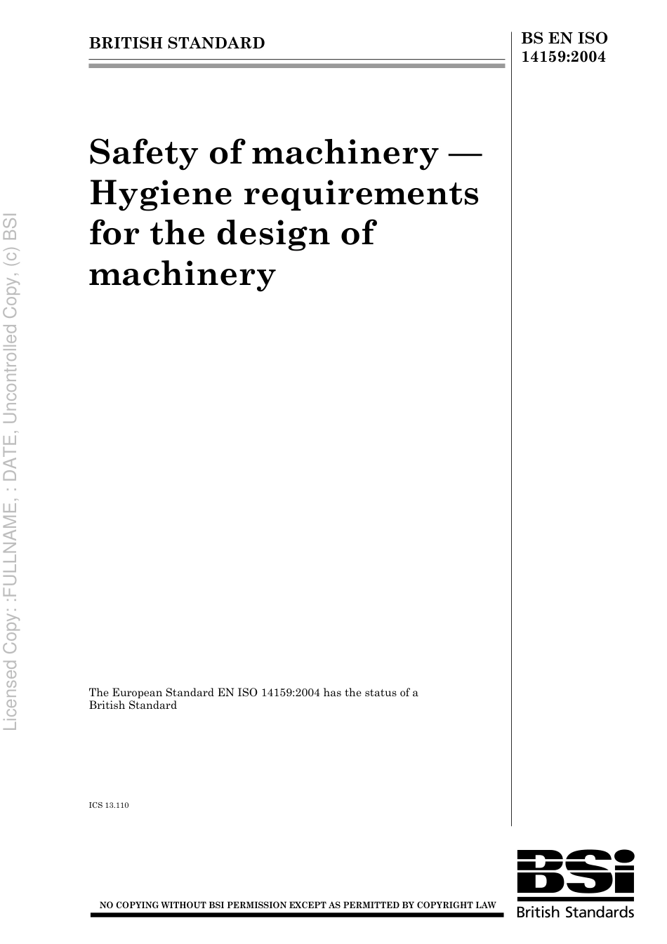 BS EN ISO 14159 2004.pdf_第1页