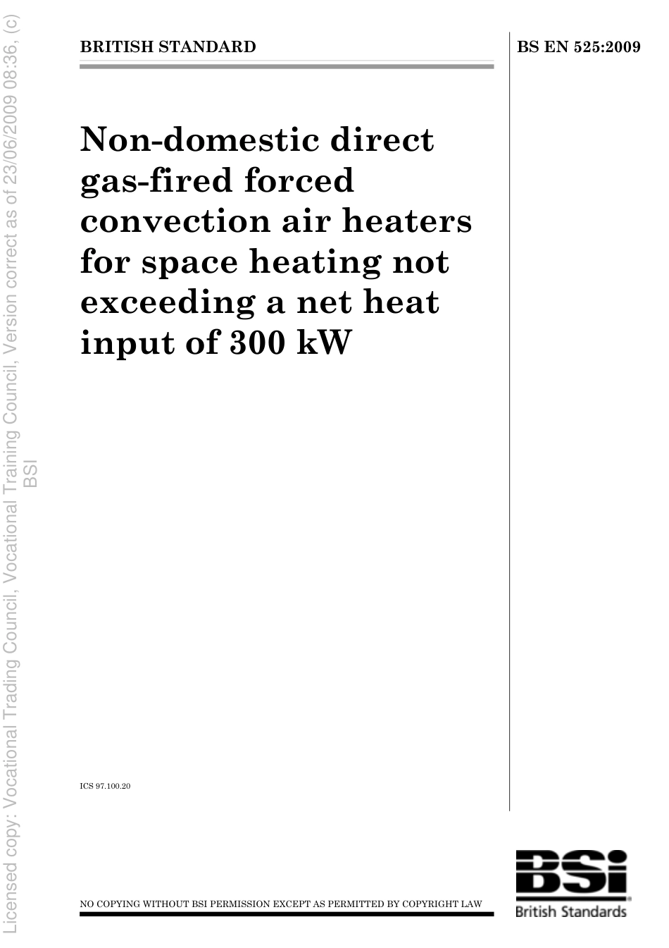 BS EN 525 2009.pdf_第1页