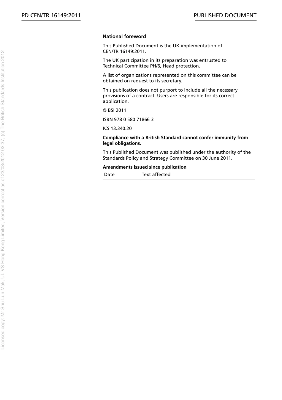 PD CEN TR 16149 2011.pdf_第2页