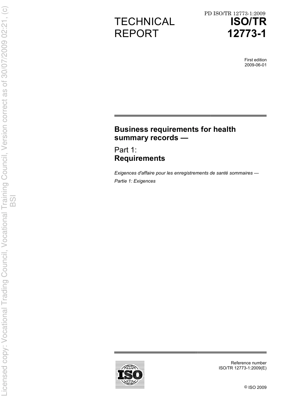 PD ISO TR 12773-1 2009.pdf_第3页