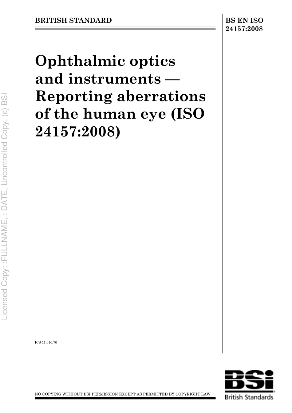 BS EN ISO 24157 2008.pdf_第1页