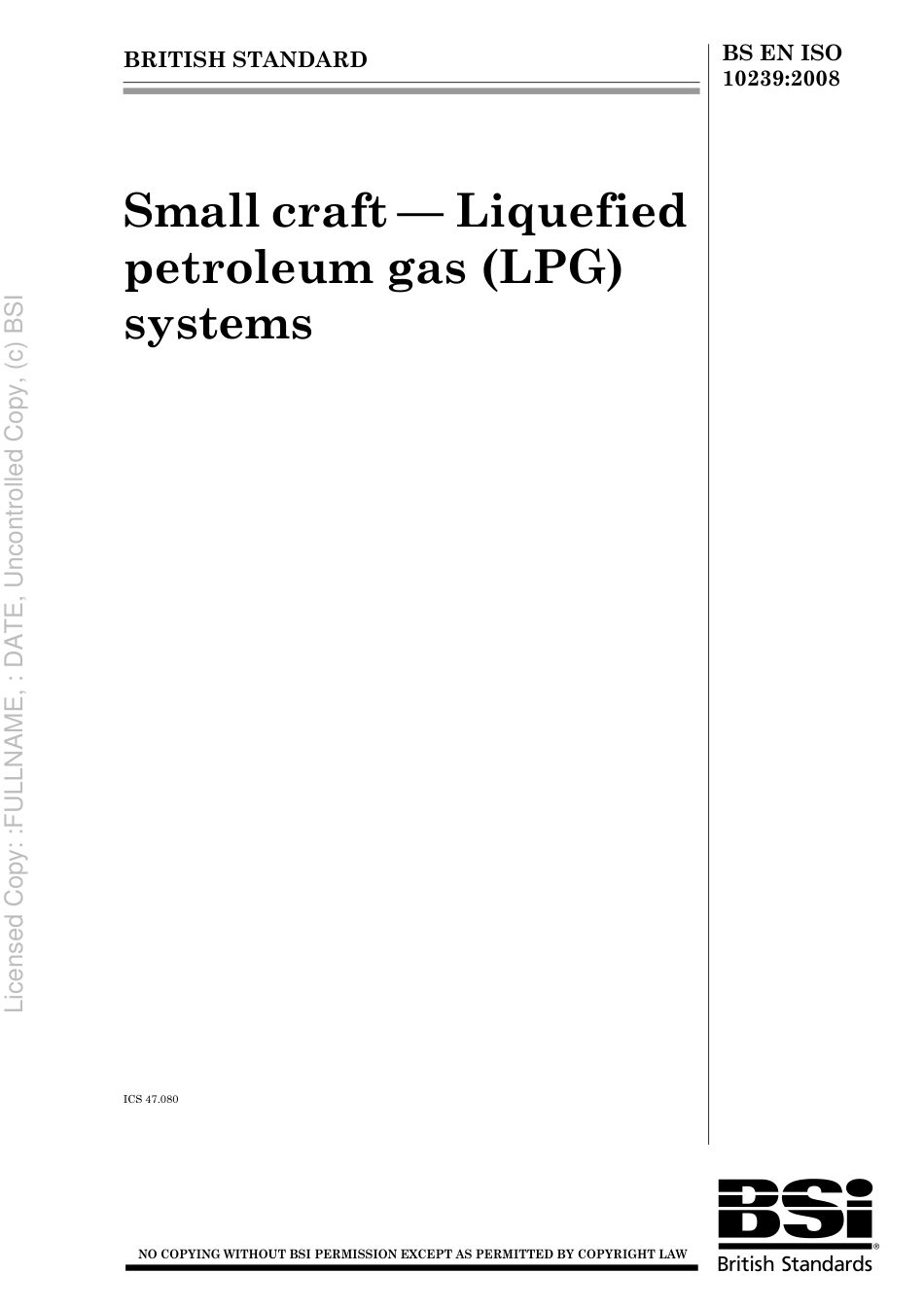 BS EN ISO 10239 2008.pdf_第1页