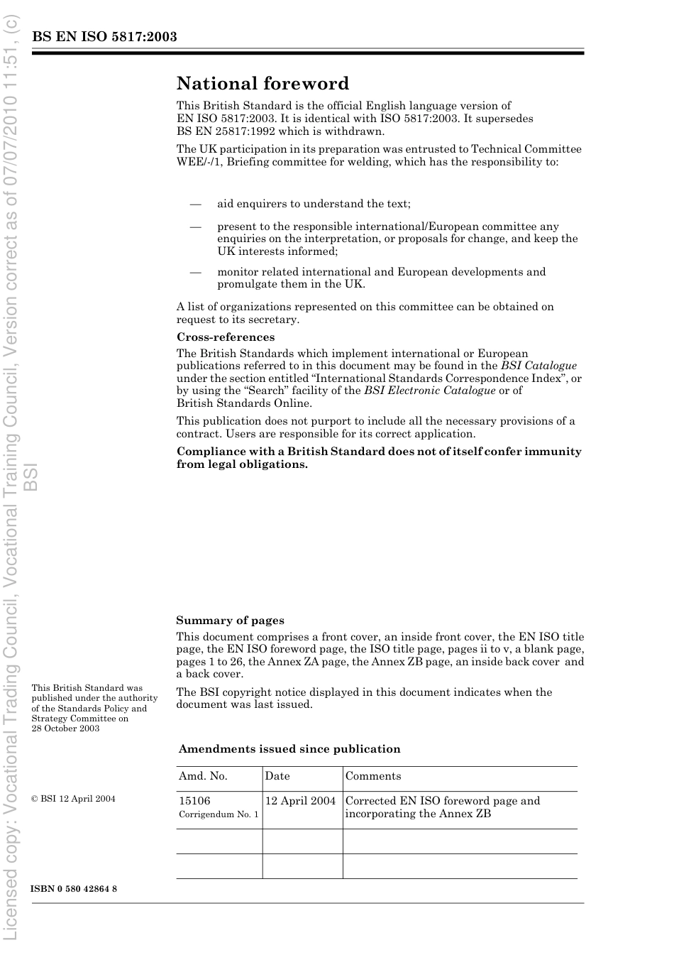 BS EN ISO 5817 2003.pdf_第2页