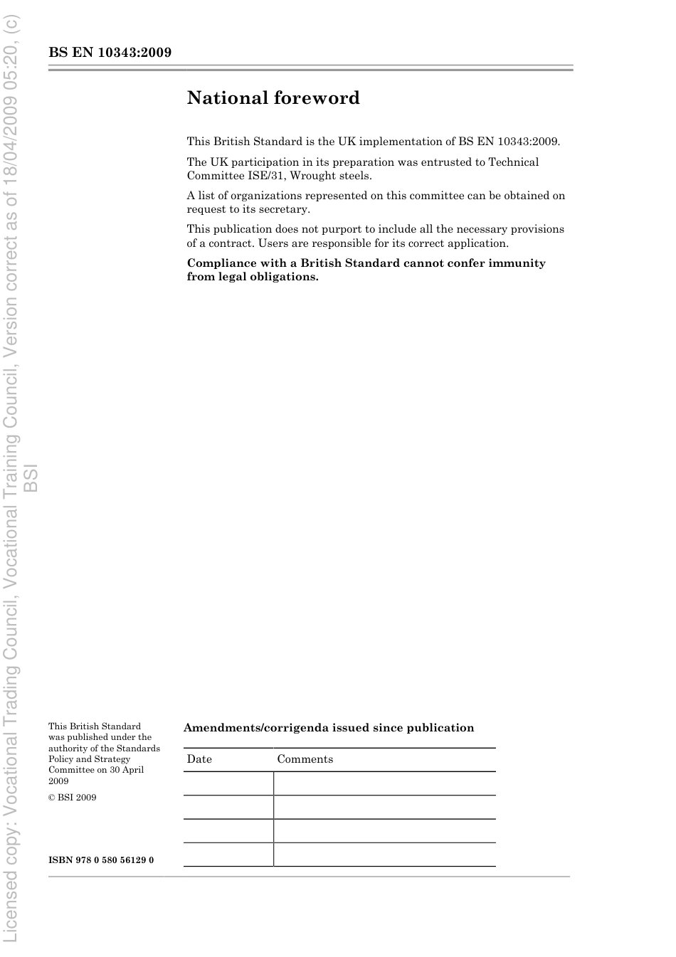 BS EN 10343 2009.pdf_第2页