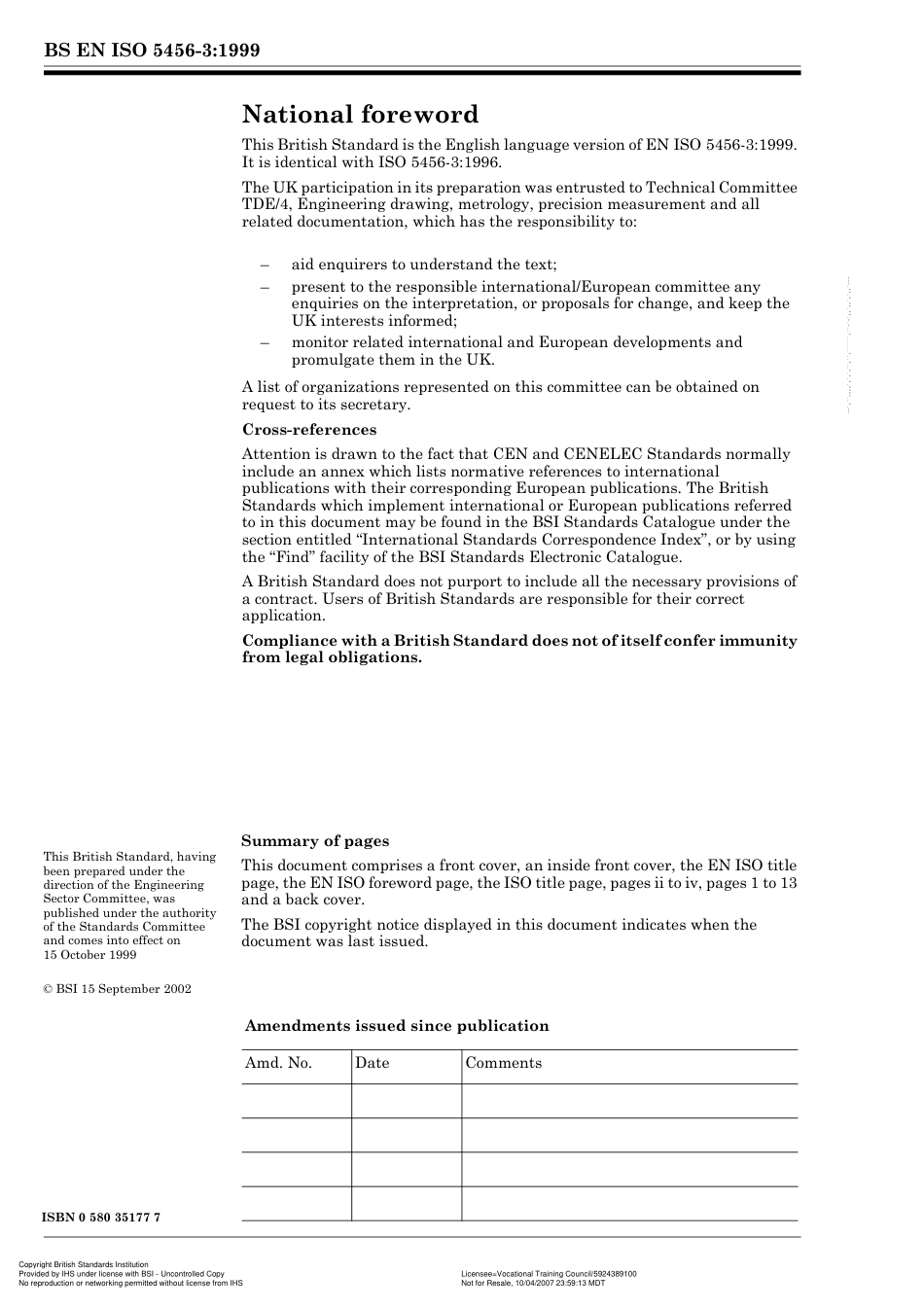 BS EN ISO 5456-3 1999.pdf_第2页