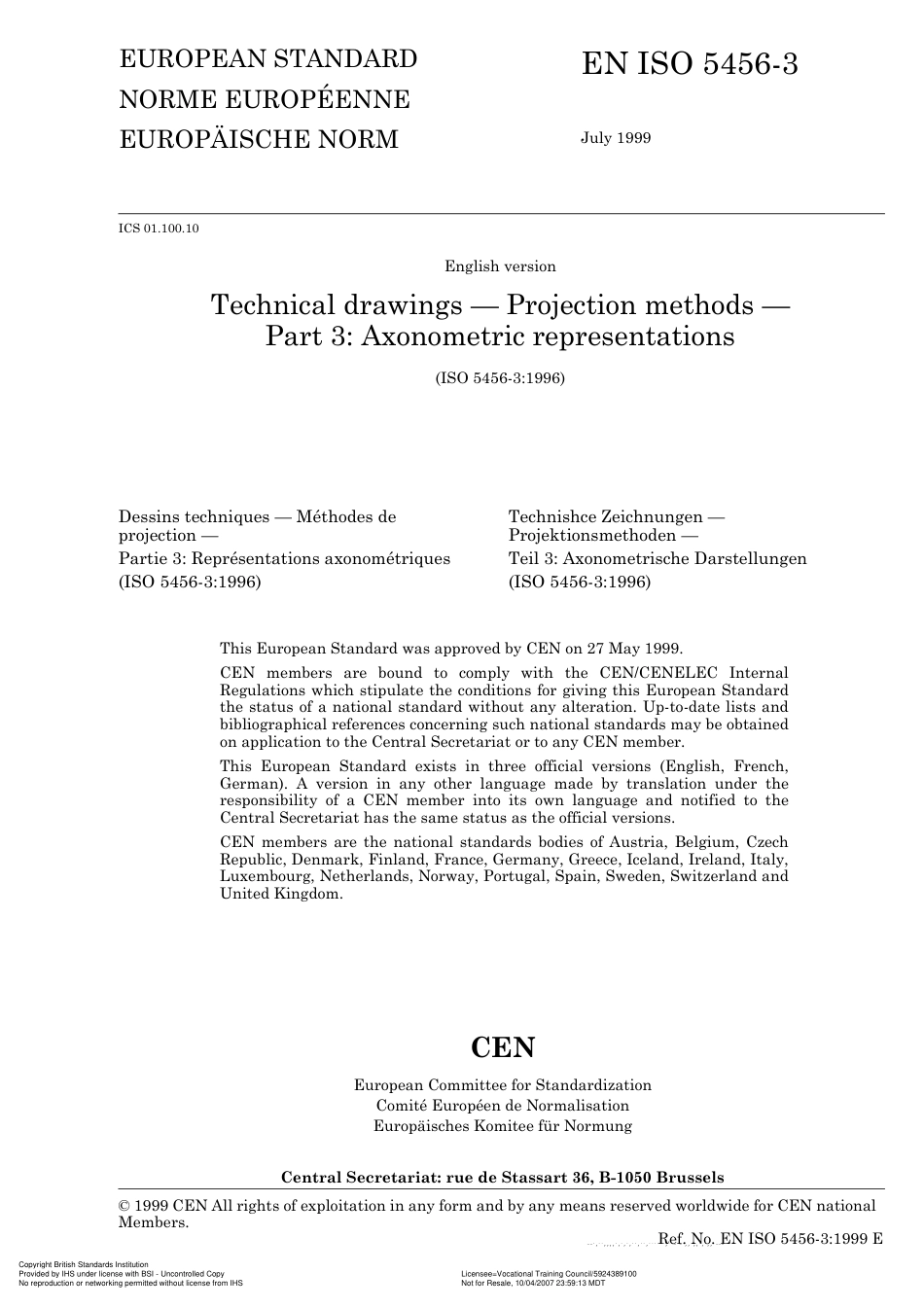 BS EN ISO 5456-3 1999.pdf_第3页