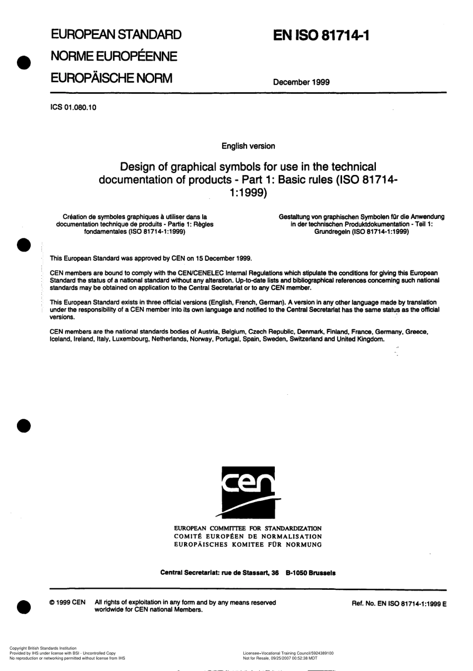 BS EN ISO 81714-1 1999.pdf_第3页