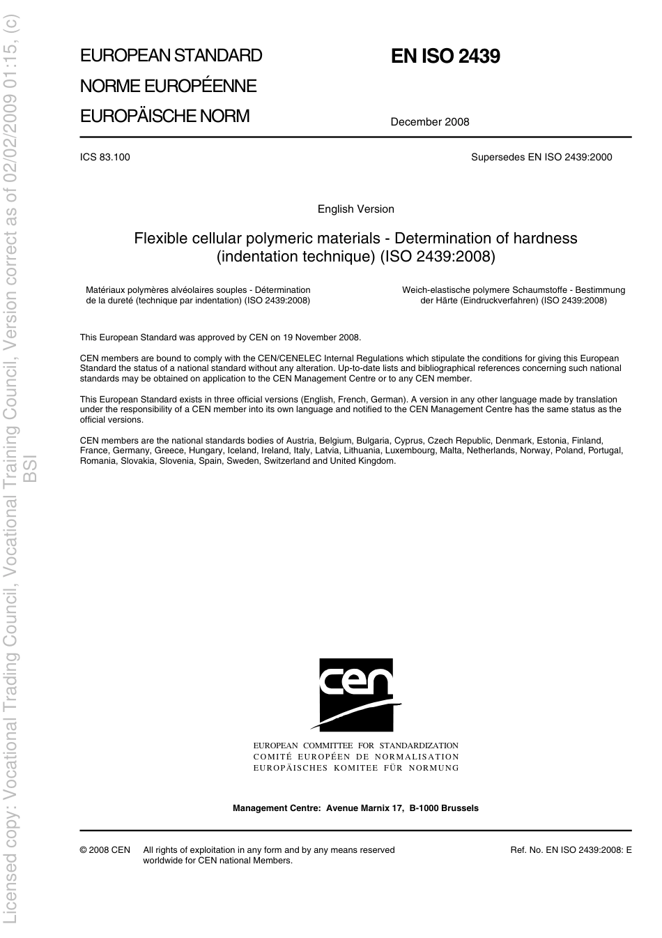 BS EN ISO 2439 2008.pdf_第3页