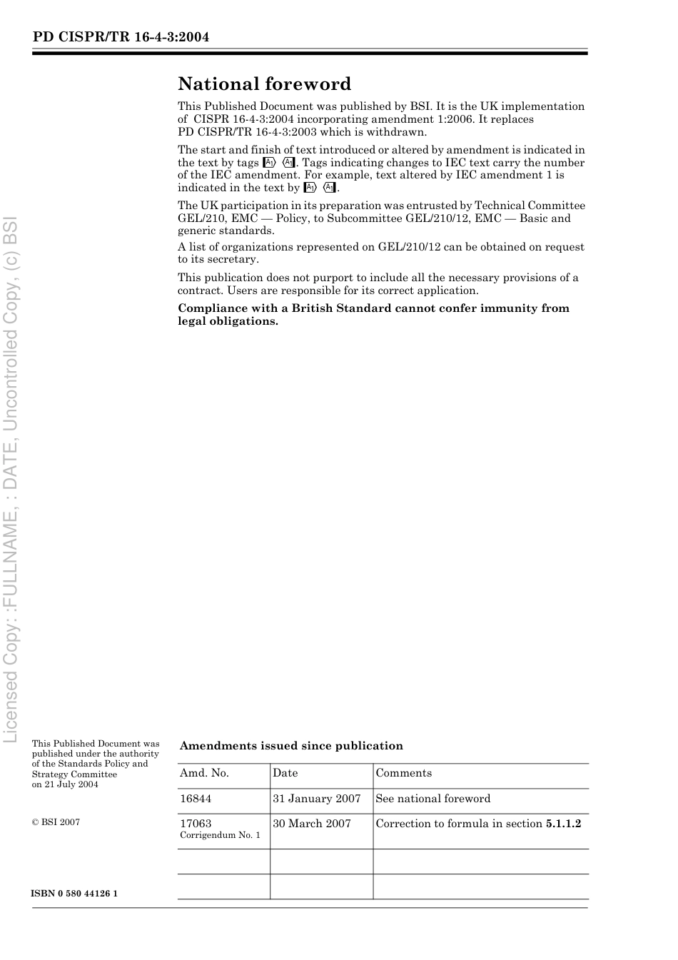 PD CISPR-TR 16-4-3 2004.pdf_第2页