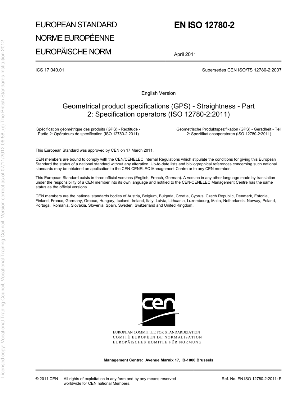 BS EN ISO 12780-2 2011.pdf_第3页