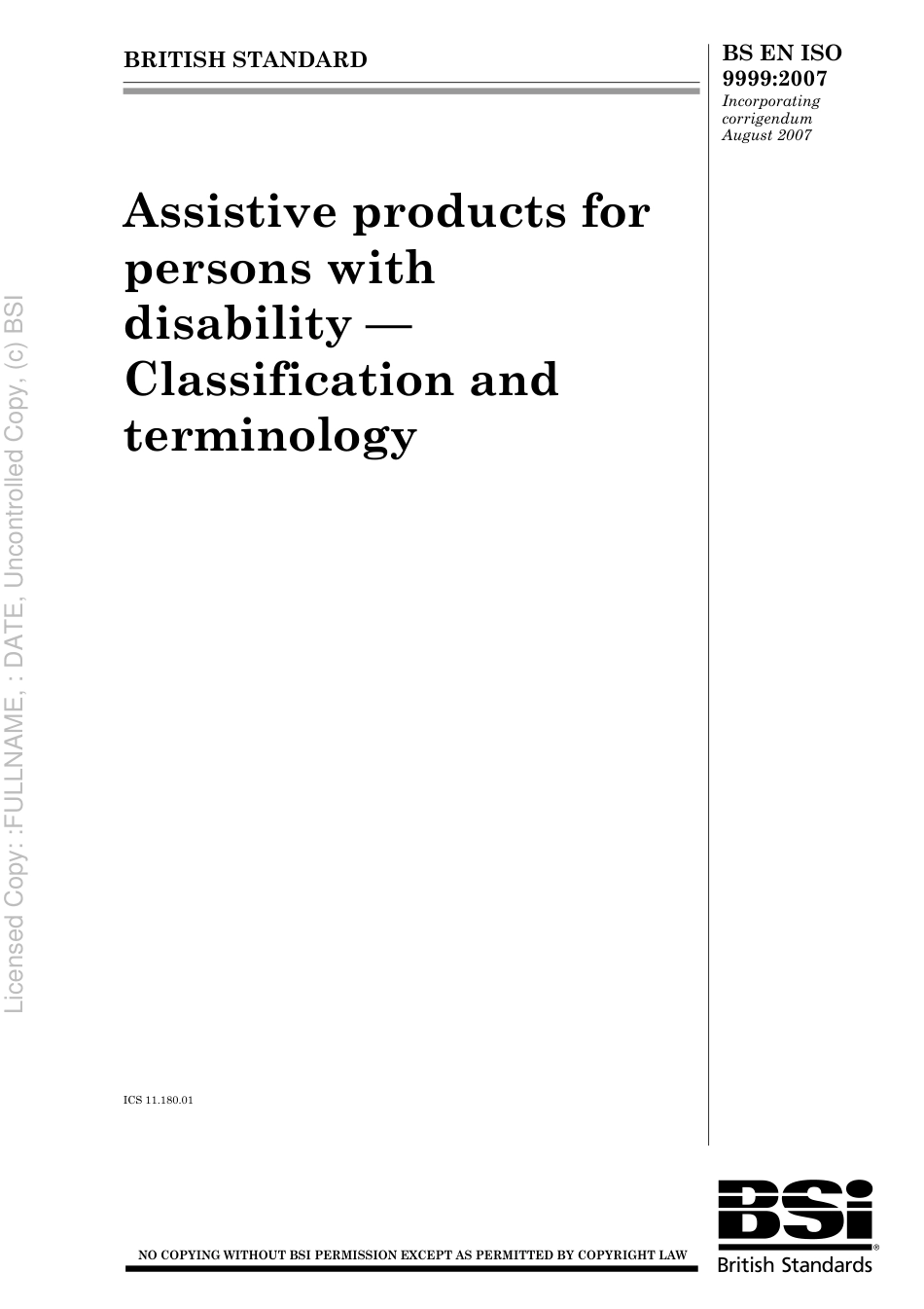 BS EN ISO 9999 2007.pdf_第1页