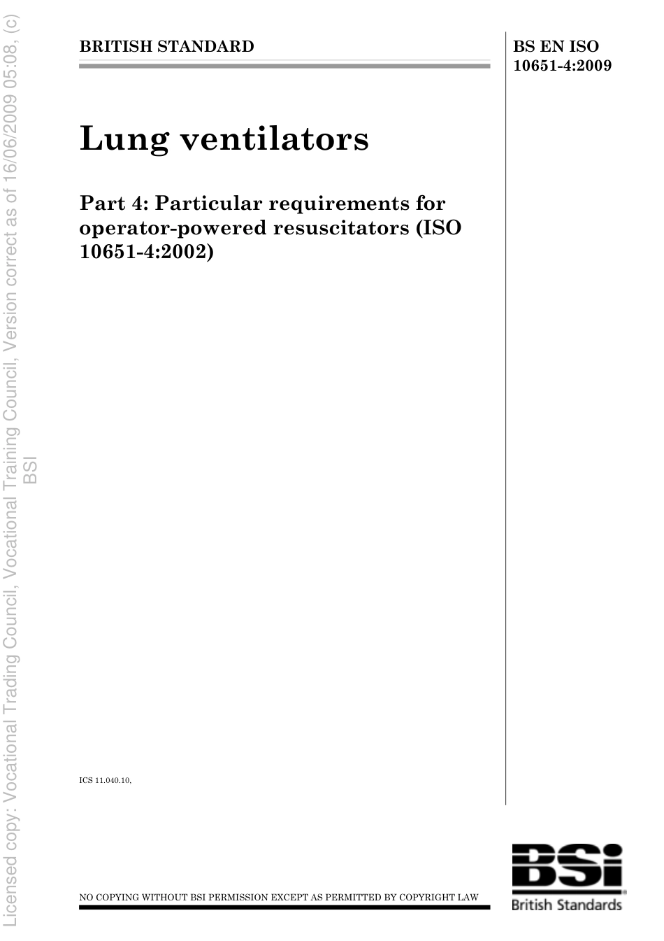 BS EN ISO 10651-4 2009.pdf_第1页