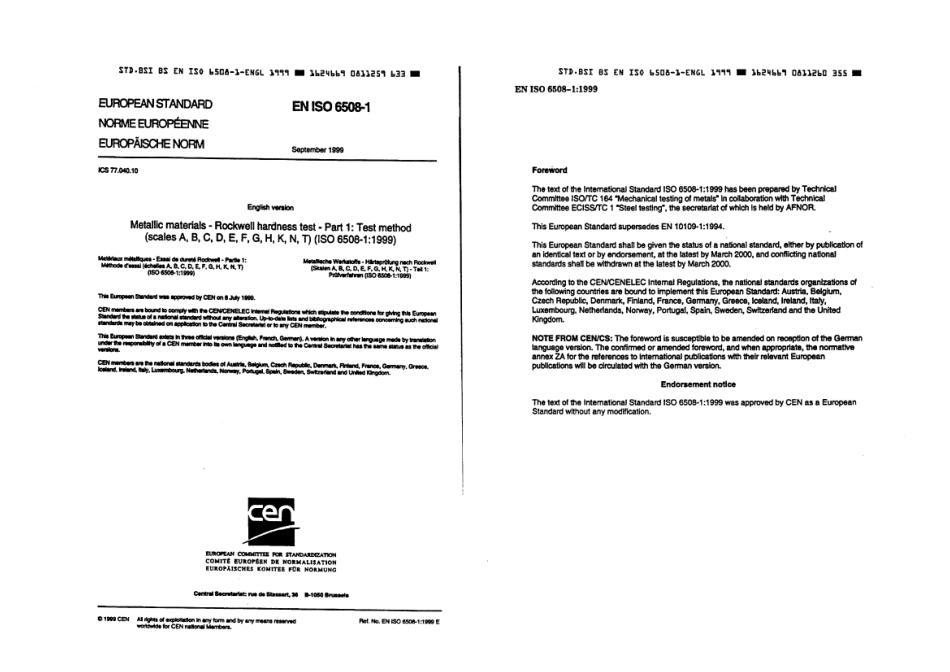 BS EN ISO 6508-1 1999.pdf_第2页