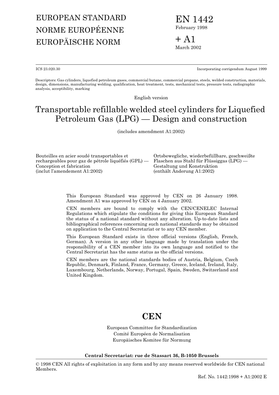BS EN 1442-1998.pdf_第3页