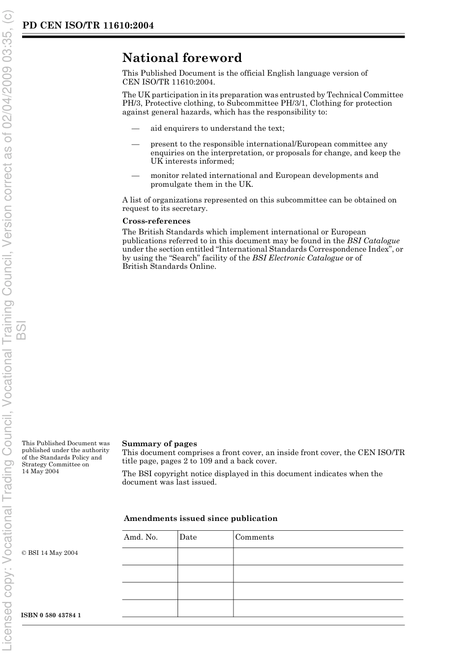 PD CEN ISO TR 11610 2004.pdf_第2页