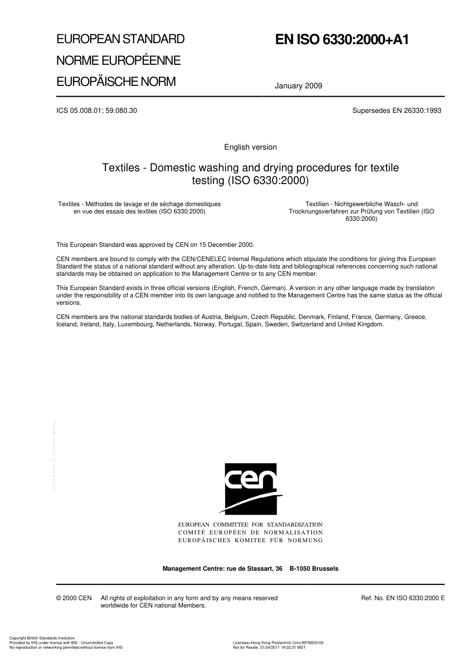 BS EN ISO 6330 2001+A1.pdf_第3页