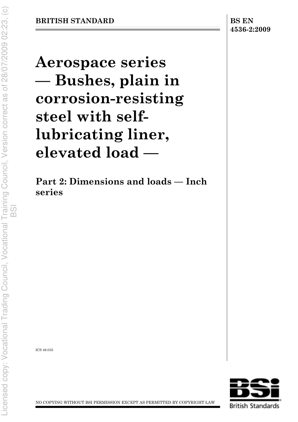 BS EN 4536-2 2009.pdf_第1页