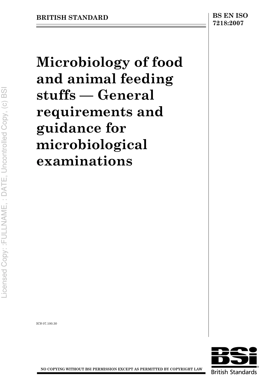 BS EN ISO 7218 2007.pdf_第1页