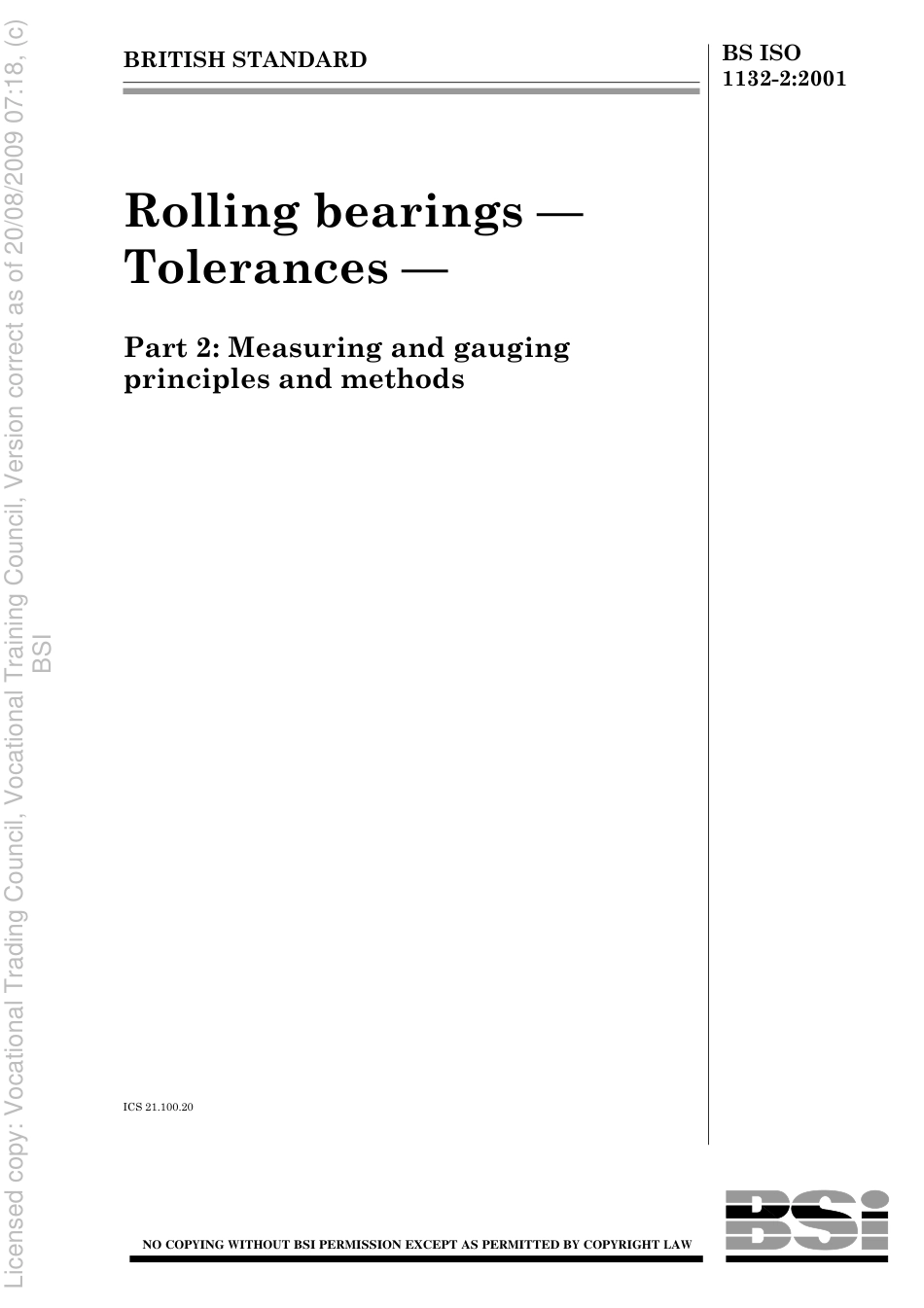 BS ISO 1132-2 2001.pdf_第1页