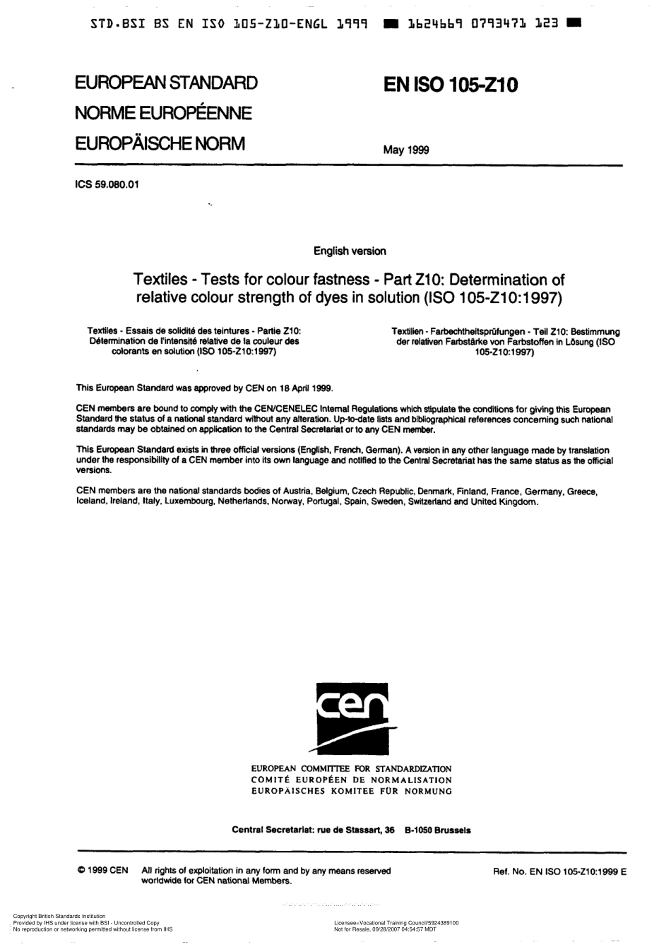 BS EN ISO 105-Z10 1999.pdf_第3页