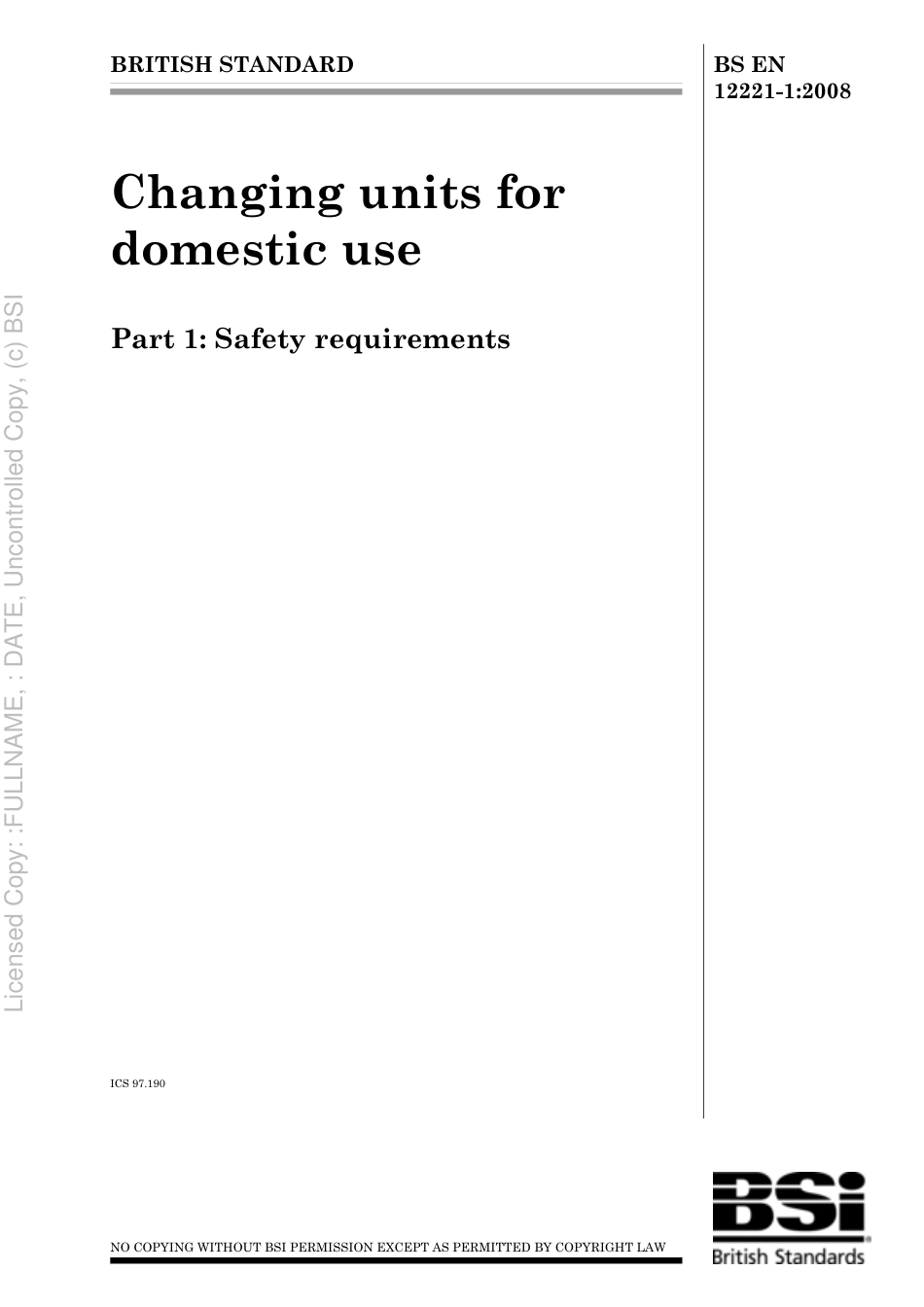 BS EN 12221-1 2008.pdf_第1页