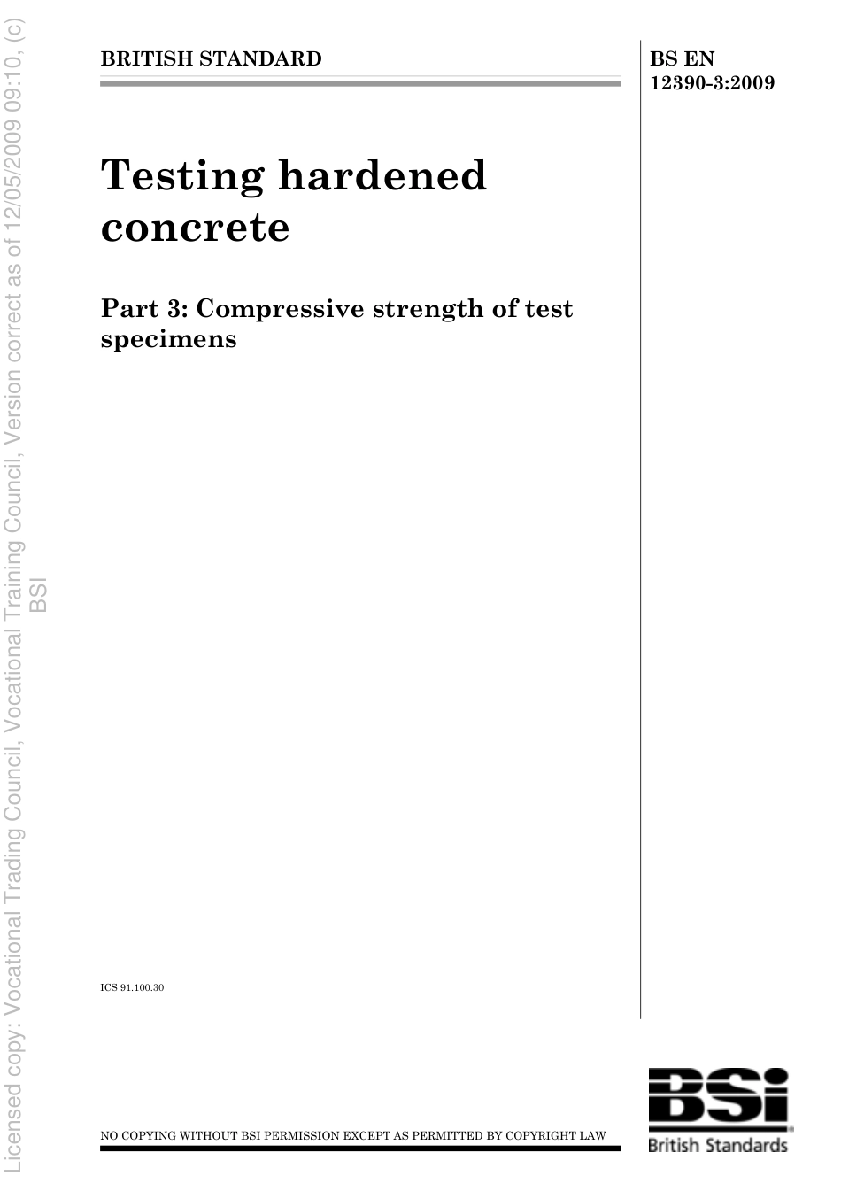 BS EN 12390-3 2009.pdf_第1页