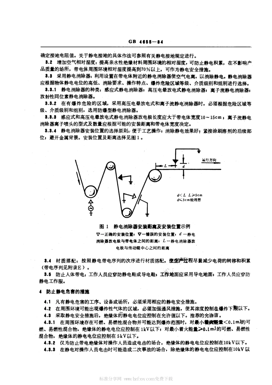 GB 4655-1984 橡胶工业静电安全规程.pdf_第2页