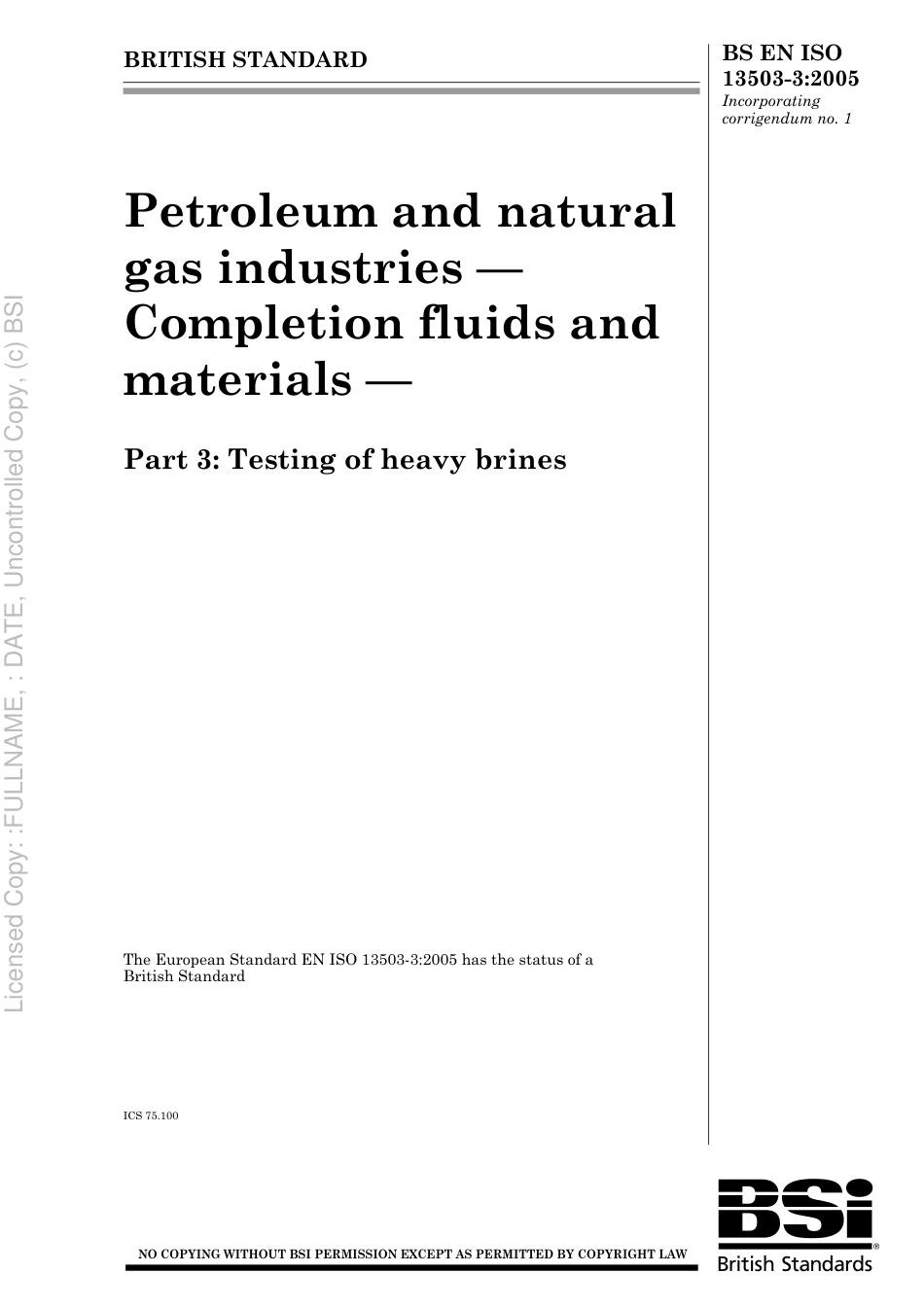 BS EN ISO 13503-3 2005.pdf_第1页