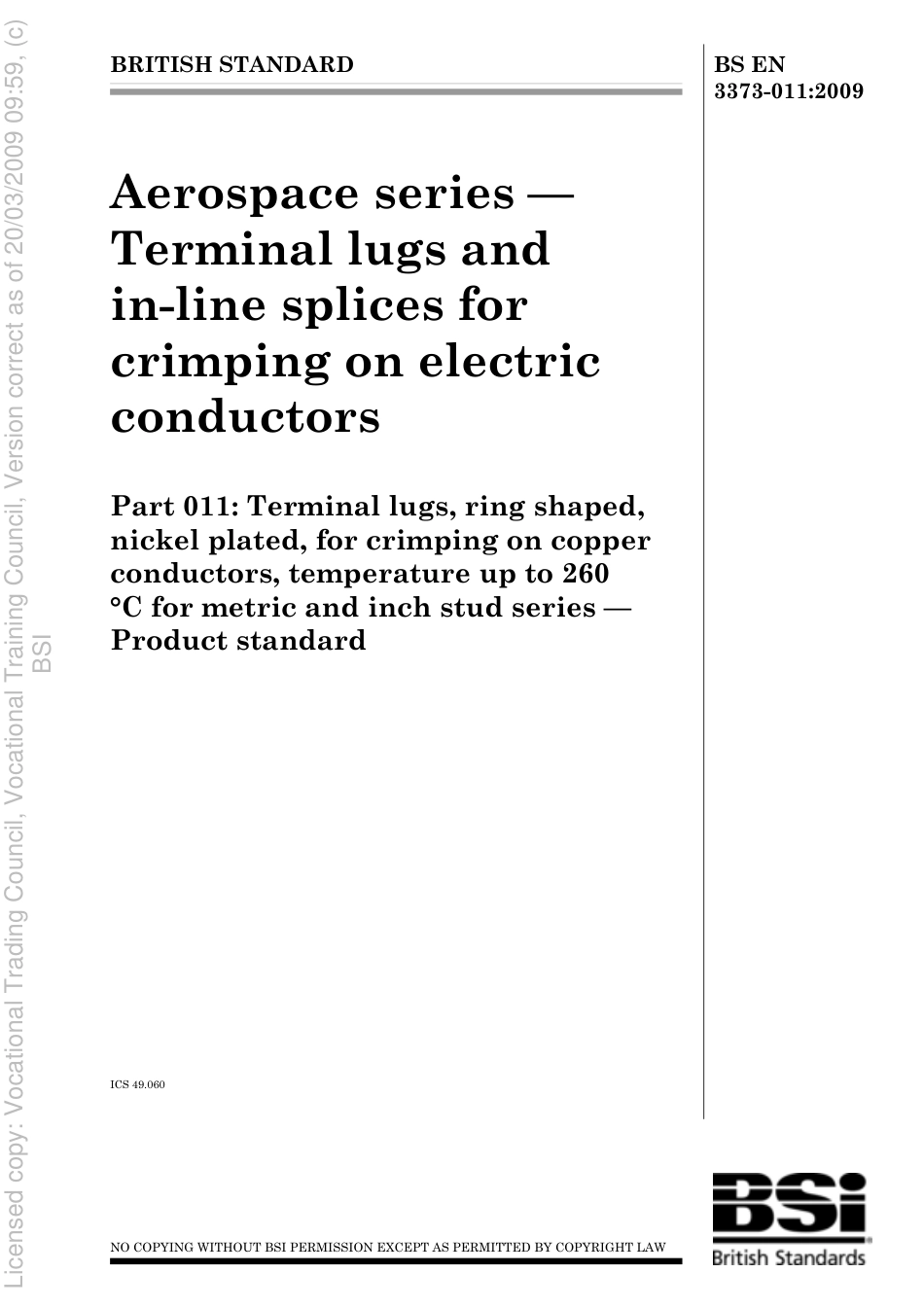 BS EN 3373-011 2009.pdf_第1页