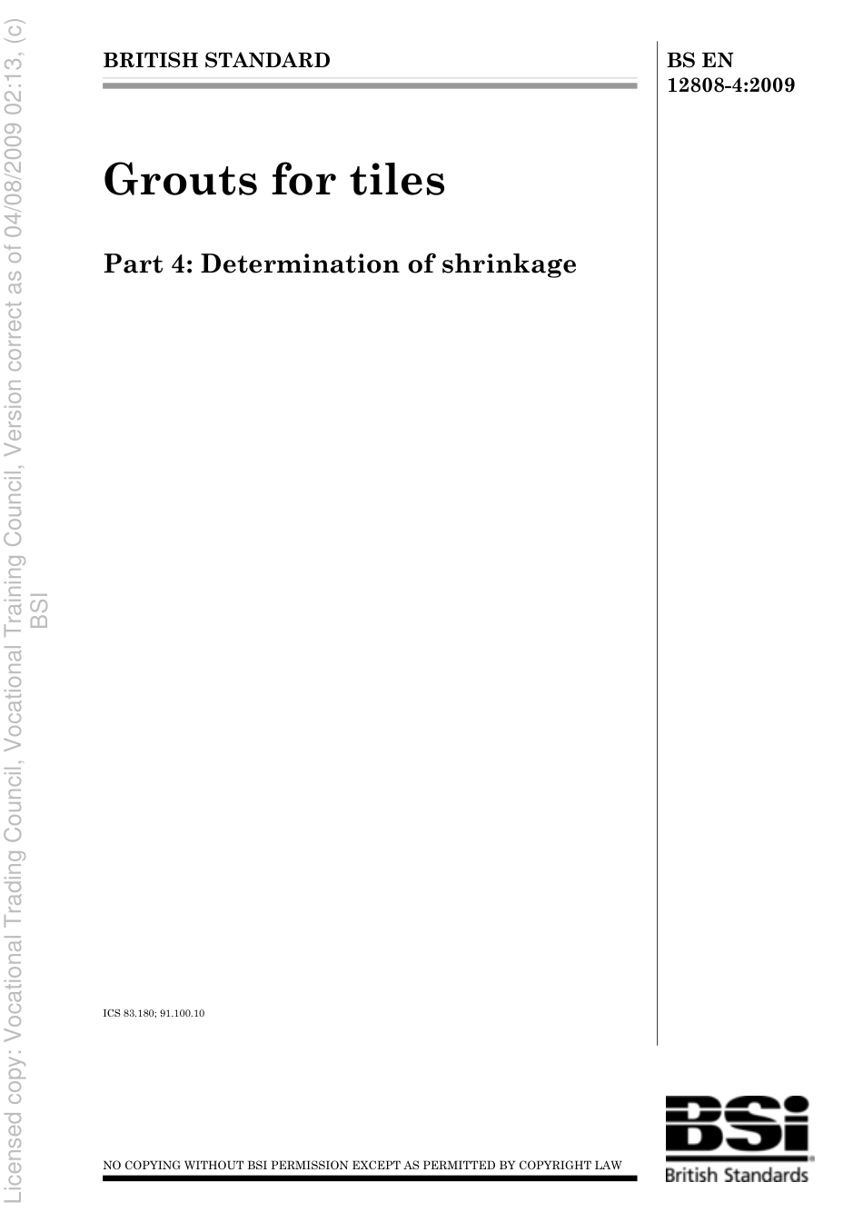 BS EN 12808-4 2009.pdf_第1页