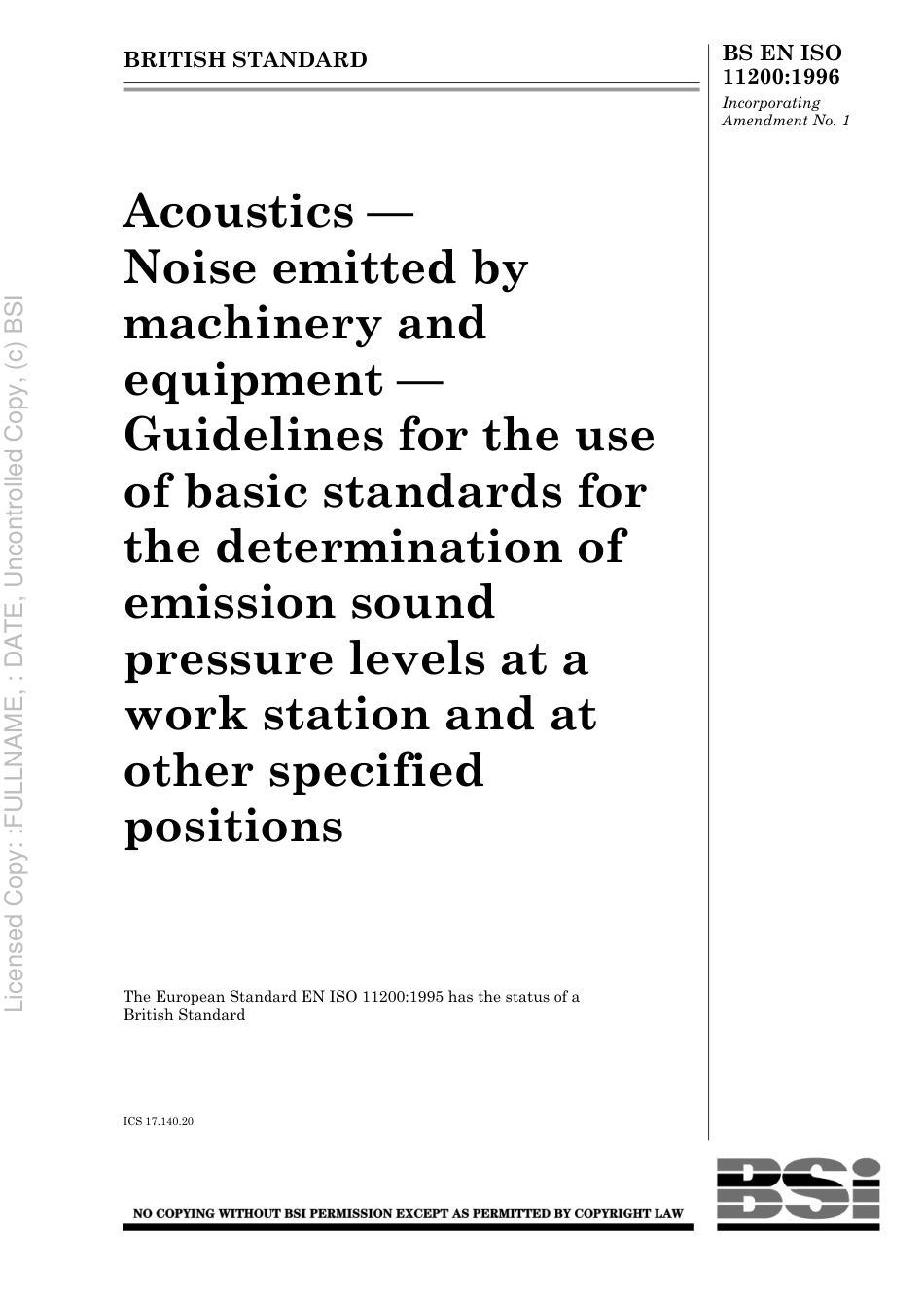 BS EN ISO 11200 1996.pdf_第1页
