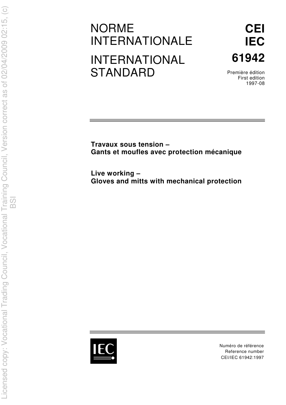 BS IEC 61942 1997.pdf_第3页