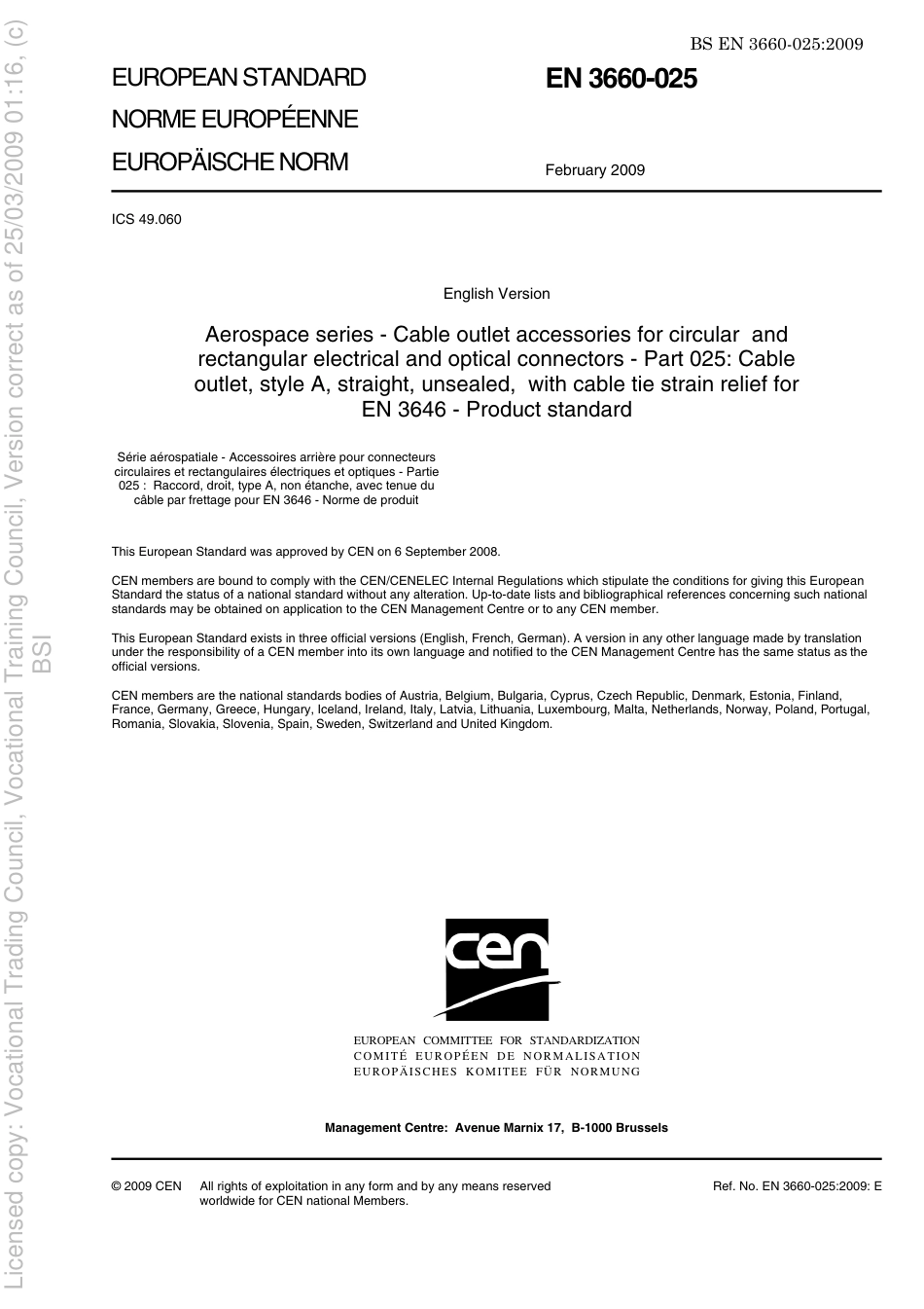 BS EN 3660-025 2009.pdf_第3页