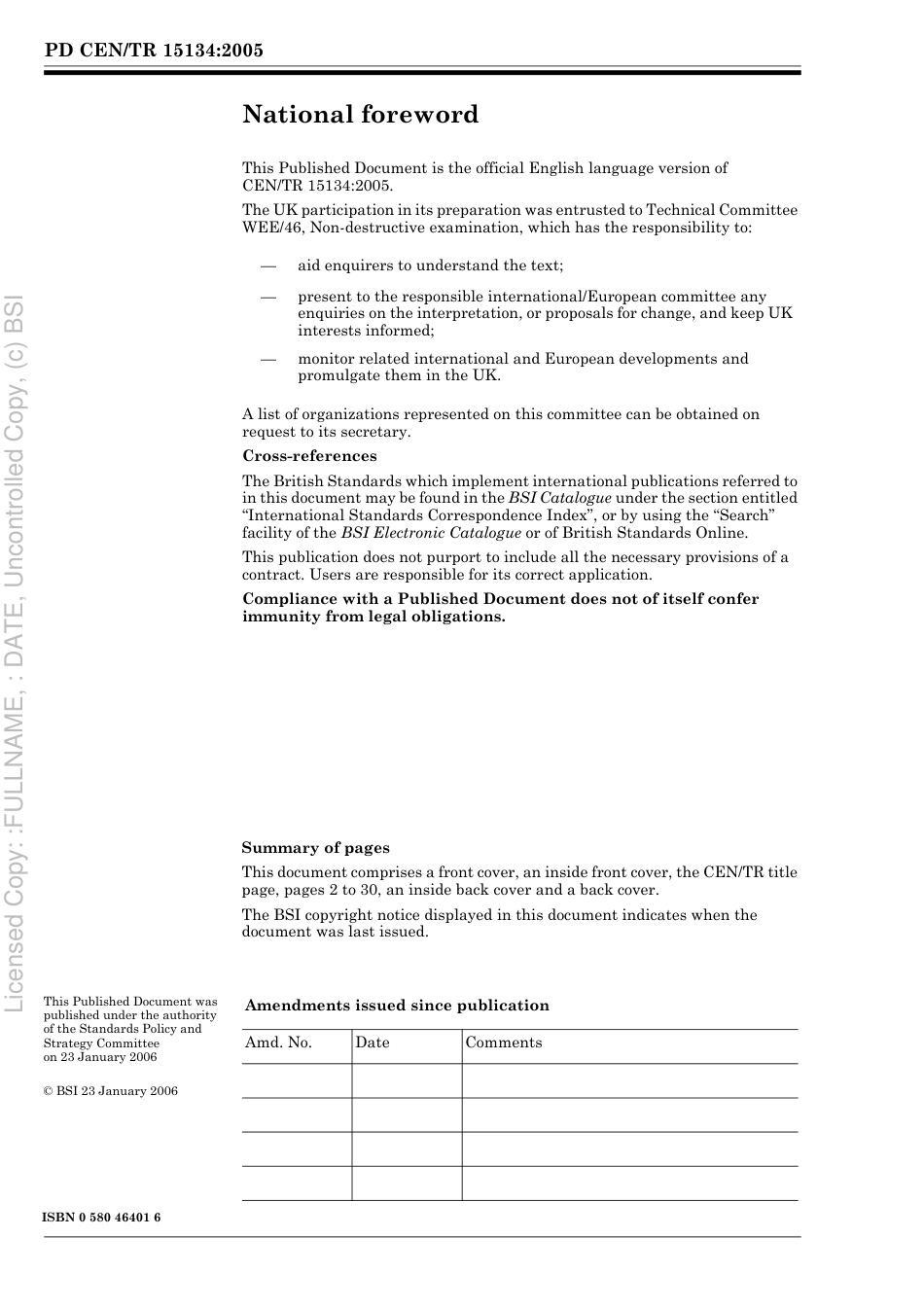 PD CEN TR 15134 2005.pdf_第2页