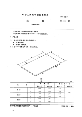 GB 8398-1987 跳垫.pdf