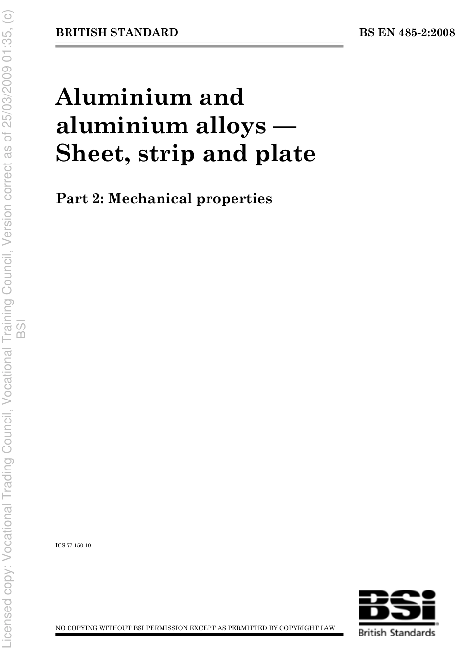 BS EN 485-2 2008.pdf_第1页