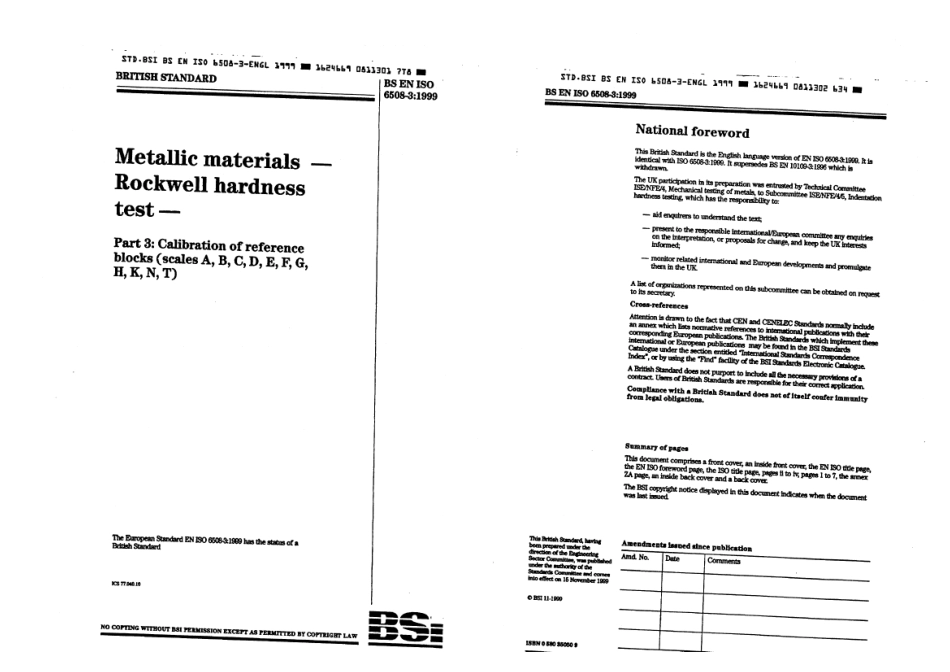 BS EN ISO 6508-3 1999.pdf_第1页