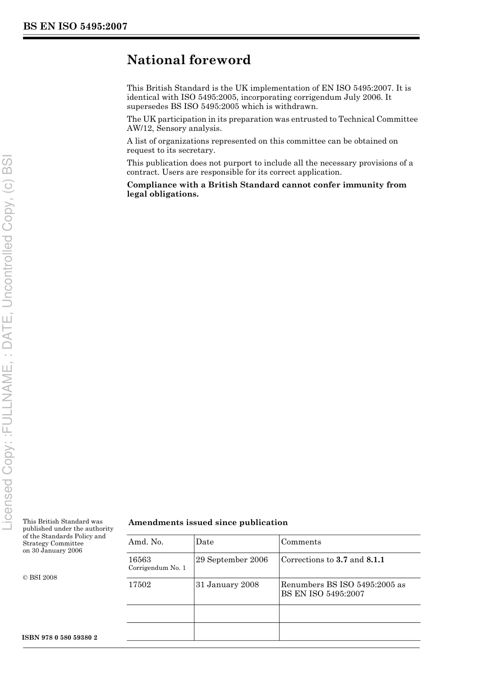 BS EN ISO 5495 2007.pdf_第2页