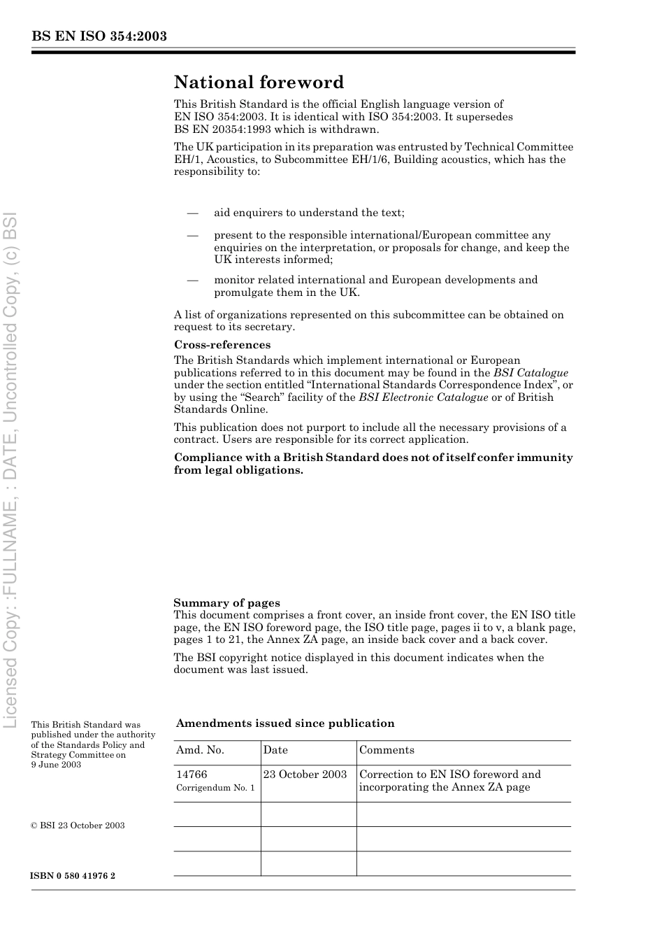BS EN ISO 354 2003.pdf_第2页