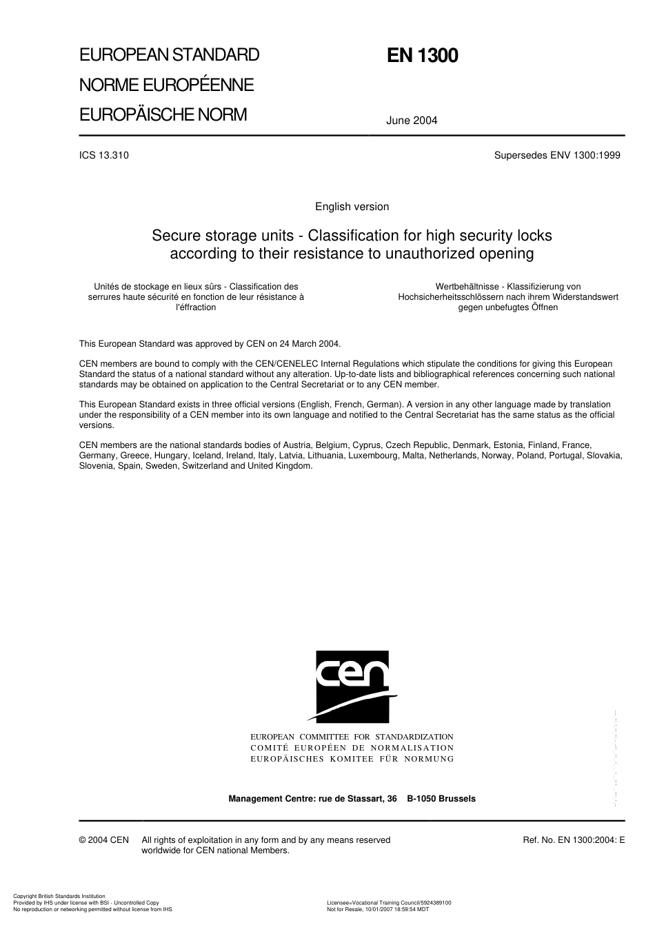 BS EN 1300 2004.pdf_第3页